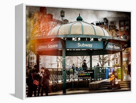 Instants of NY Series - Urban Scene-Philippe Hugonnard-Framed Premier Image Canvas