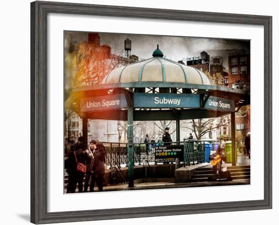 Instants of NY Series - Urban Scene-Philippe Hugonnard-Framed Photographic Print