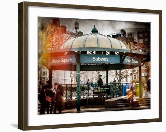 Instants of NY Series - Urban Scene-Philippe Hugonnard-Framed Photographic Print