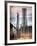 Instants of NY Series - View of Brooklyn Bridge with the One World Trade Center-Philippe Hugonnard-Framed Photographic Print