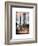 Instants of NY Series - View of Brooklyn Bridge with the One World Trade Center-Philippe Hugonnard-Framed Art Print