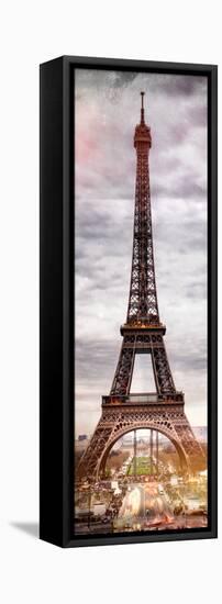 Instants of Paris Series - Eiffel Tower, Paris, France-Philippe Hugonnard-Framed Premier Image Canvas