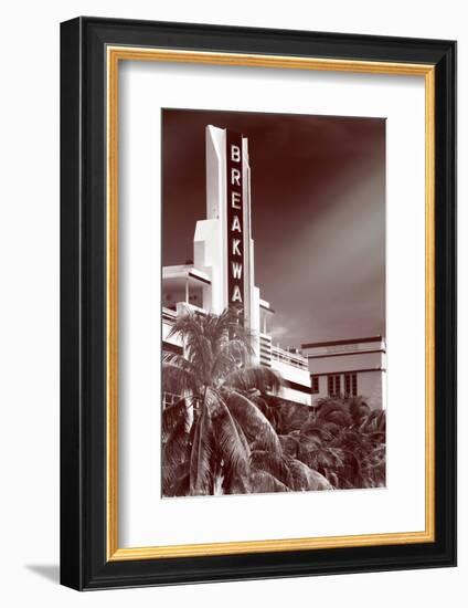 Instants of Series - Art Deco Architecture of Miami Beach - The Esplendor Hotel Breakwater-Philippe Hugonnard-Framed Photographic Print