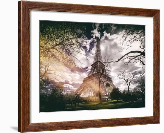 Instants of Series - Eiffel Tower - Paris, France-Philippe Hugonnard-Framed Photographic Print