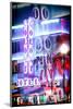 Instants of Series - Ocean Drive with the Colony Hotel by Night - Miami Beach-Philippe Hugonnard-Mounted Photographic Print