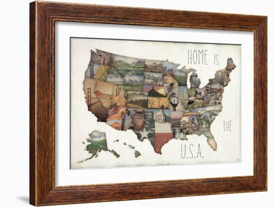 InstaStates IX-Jess Aiken-Framed Art Print