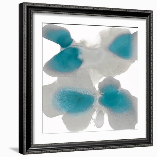 Instinctive Aqua-Hannah Carlson-Framed Art Print