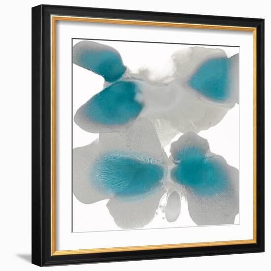 Instinctive Aqua-Hannah Carlson-Framed Art Print