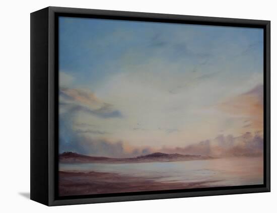 Instow Beach, Separation of the tide, 2014-Antonia Myatt-Framed Premier Image Canvas