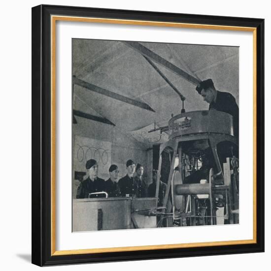 'Instruction for air gunners', 1941-Cecil Beaton-Framed Photographic Print