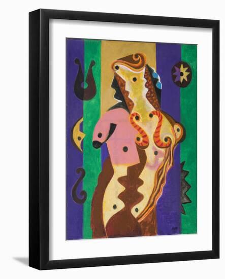 Instrumental Nude, 1981-Eileen Agar-Framed Giclee Print