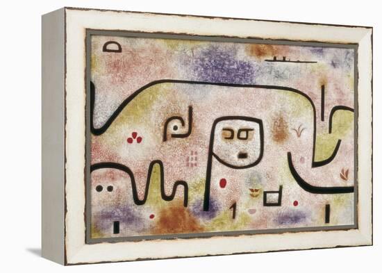 Insula Dulcamara-Paul Klee-Framed Stretched Canvas