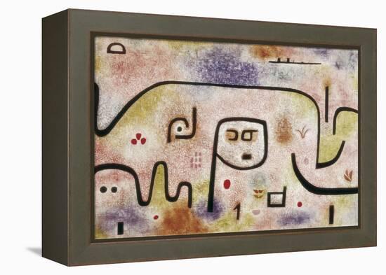 Insula Dulcamara-Paul Klee-Framed Stretched Canvas