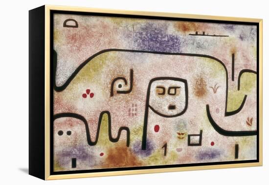 Insula Dulcamara-Paul Klee-Framed Stretched Canvas