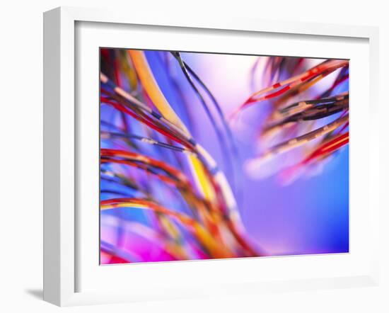 Insulated Electronic Wires-Chris Knapton-Framed Photographic Print