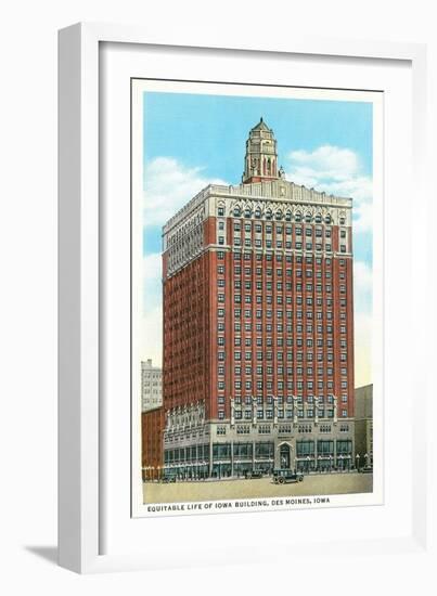 Insurance Building, Des Moines, Iowa-null-Framed Art Print