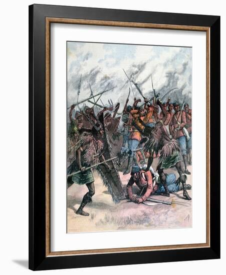 Insurrection in Manpur, India, 1891-Henri Meyer-Framed Giclee Print