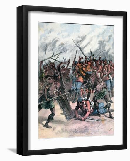 Insurrection in Manpur, India, 1891-Henri Meyer-Framed Giclee Print