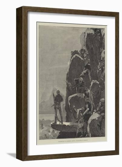 Insurrection in Northern Albania, the Manner of Fighting-Richard Caton Woodville II-Framed Giclee Print