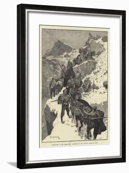 Insurrection in the Herzegovina, Insurgents of the Crivoscie Returning Home-Richard Caton Woodville II-Framed Giclee Print