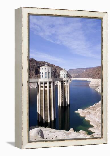 Intake Towers At Hoover Dam-Mark Williamson-Framed Premier Image Canvas