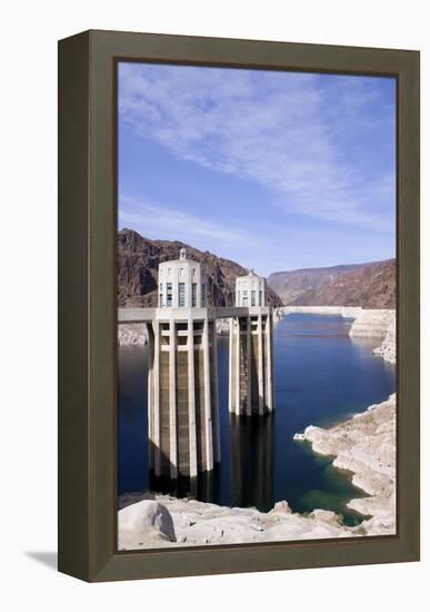 Intake Towers At Hoover Dam-Mark Williamson-Framed Premier Image Canvas