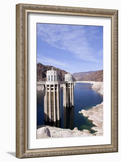 Intake Towers At Hoover Dam-Mark Williamson-Framed Photographic Print