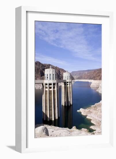 Intake Towers At Hoover Dam-Mark Williamson-Framed Photographic Print