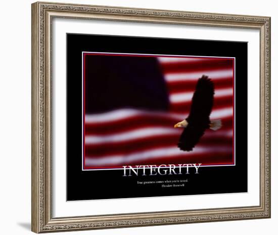 Integrity-null-Framed Art Print