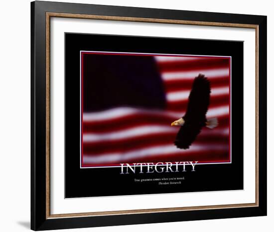 Integrity-null-Framed Art Print