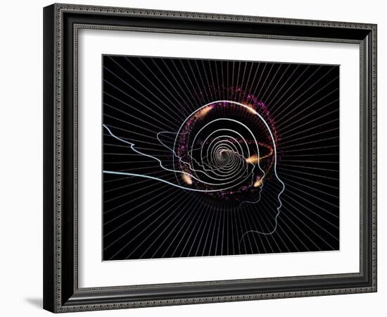 Intelligent Design Abstraction-agsandrew-Framed Art Print