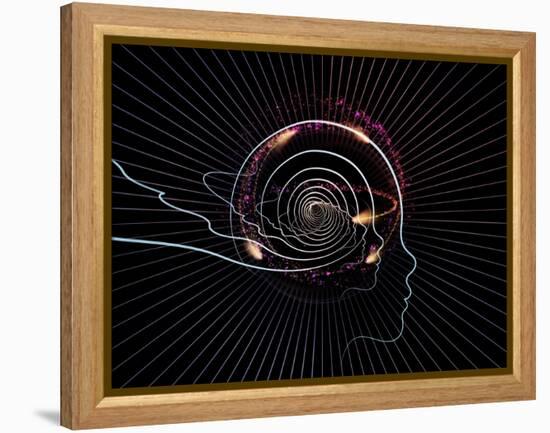 Intelligent Design Abstraction-agsandrew-Framed Stretched Canvas