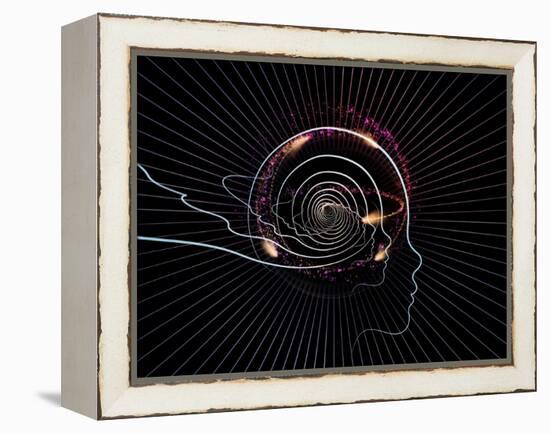 Intelligent Design Abstraction-agsandrew-Framed Stretched Canvas