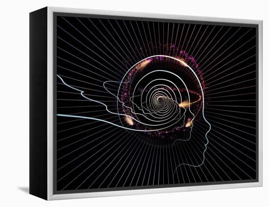 Intelligent Design Abstraction-agsandrew-Framed Stretched Canvas