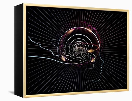 Intelligent Design Abstraction-agsandrew-Framed Stretched Canvas