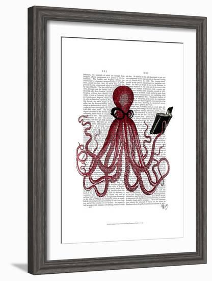 Intelligent Octopus-Fab Funky-Framed Art Print