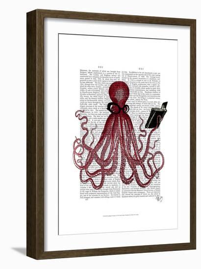 Intelligent Octopus-Fab Funky-Framed Art Print