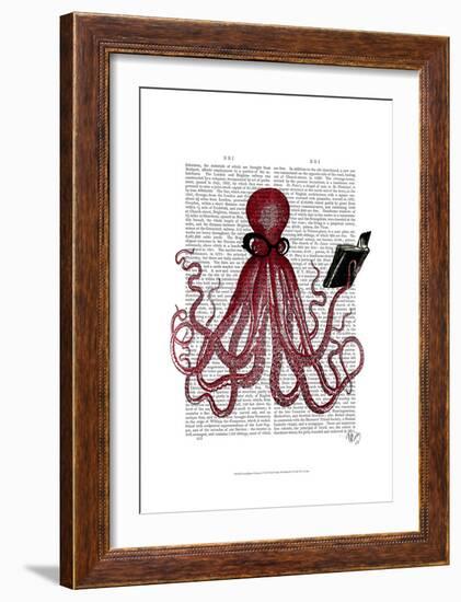 Intelligent Octopus-Fab Funky-Framed Art Print