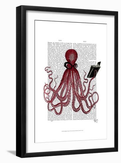 Intelligent Octopus-Fab Funky-Framed Art Print