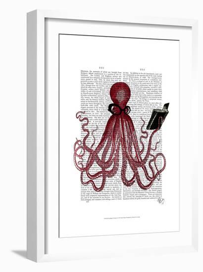 Intelligent Octopus-Fab Funky-Framed Art Print