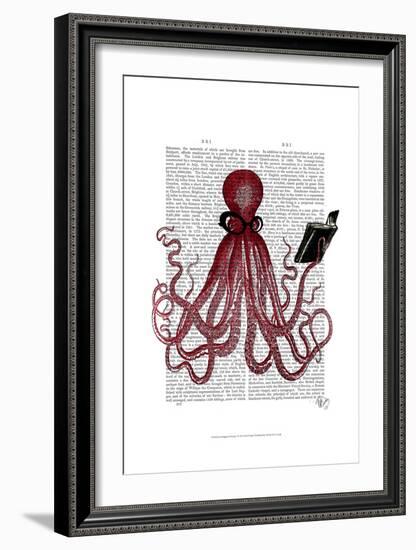 Intelligent Octopus-Fab Funky-Framed Art Print