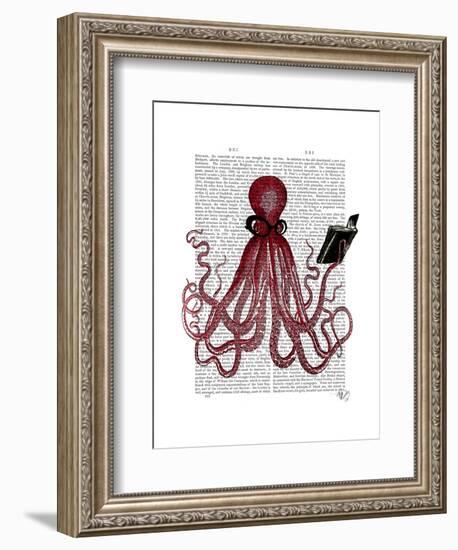 Intelligent Octopus-Fab Funky-Framed Art Print