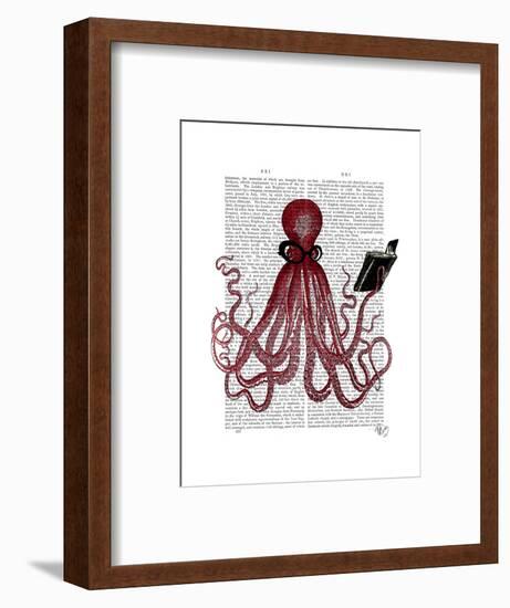 Intelligent Octopus-Fab Funky-Framed Art Print