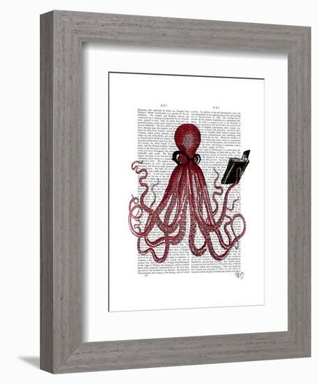 Intelligent Octopus-Fab Funky-Framed Art Print