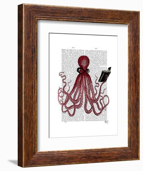 Intelligent Octopus-Fab Funky-Framed Art Print