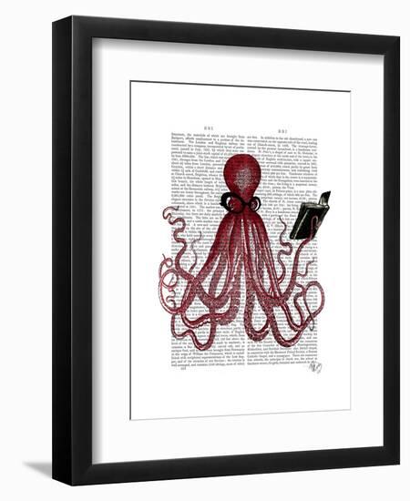 Intelligent Octopus-Fab Funky-Framed Art Print