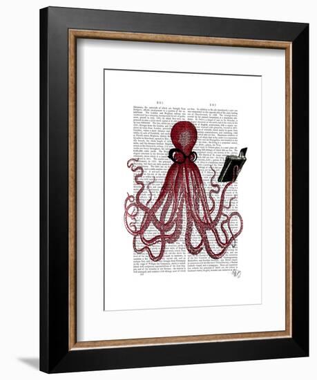 Intelligent Octopus-Fab Funky-Framed Art Print