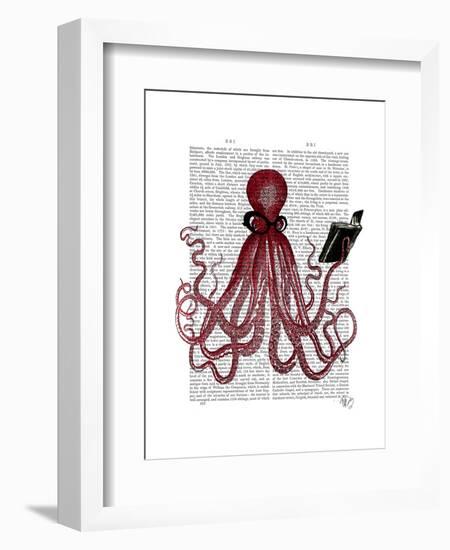 Intelligent Octopus-Fab Funky-Framed Art Print