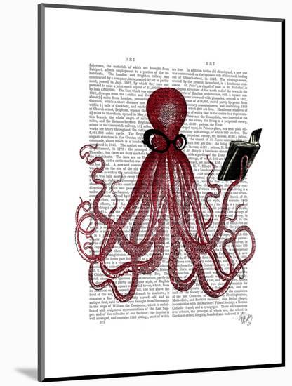 Intelligent Octopus-Fab Funky-Mounted Art Print