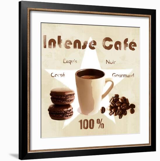 Intense coffee-Galith Sultan-Framed Art Print